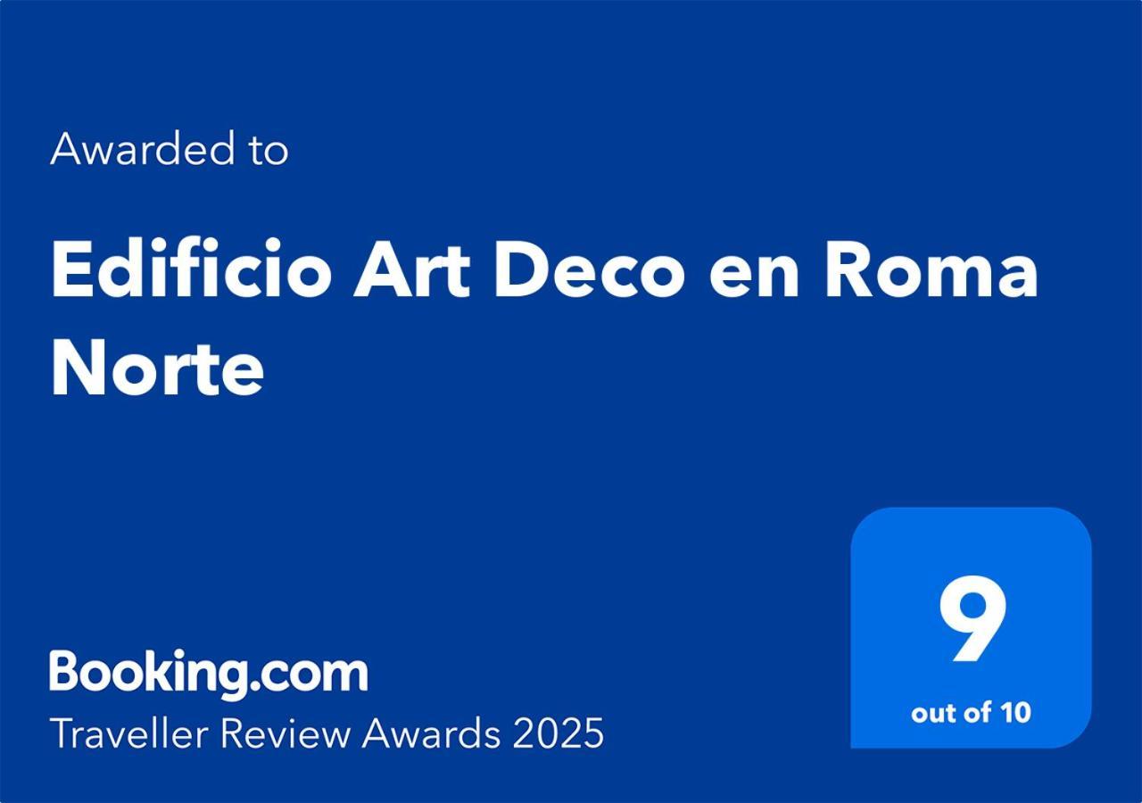 Edificio Art Deco En Roma Norte Meksika Dış mekan fotoğraf